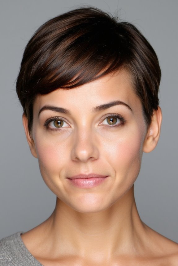 21+ Flattering Short Haircut Ideas for Full Faces to Look Thinner in 2025 29 bold pixie cut styling