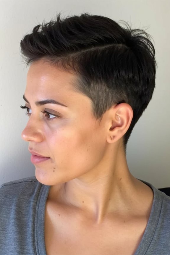 39+ Best Pixie Cuts for Fine Hair to Look Fuller in 2025 90 bold pixie undercut hairstyle
