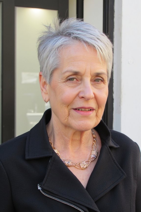 23+ Perfect Pixie Haircuts for Women Over 70 to Pull Off in 2025 21 bold pixie undercut style