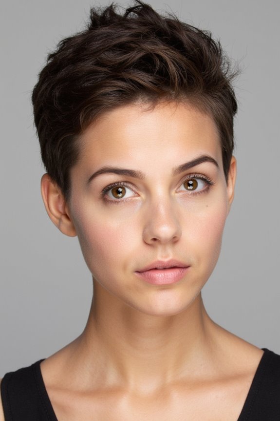 50+ Short Hairstyles for Thin, Fine Hair to Appear Thick & Full in 2025 77 bold pixie with volume