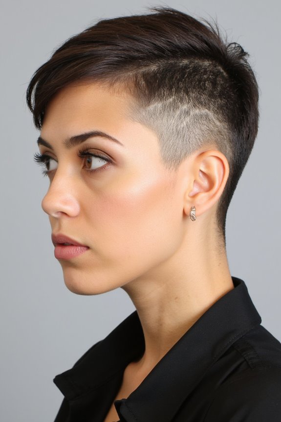 50+ Types of Undercut Pixie Cuts & How to Rock It Best in 2025 61 bold shaved nape pixie