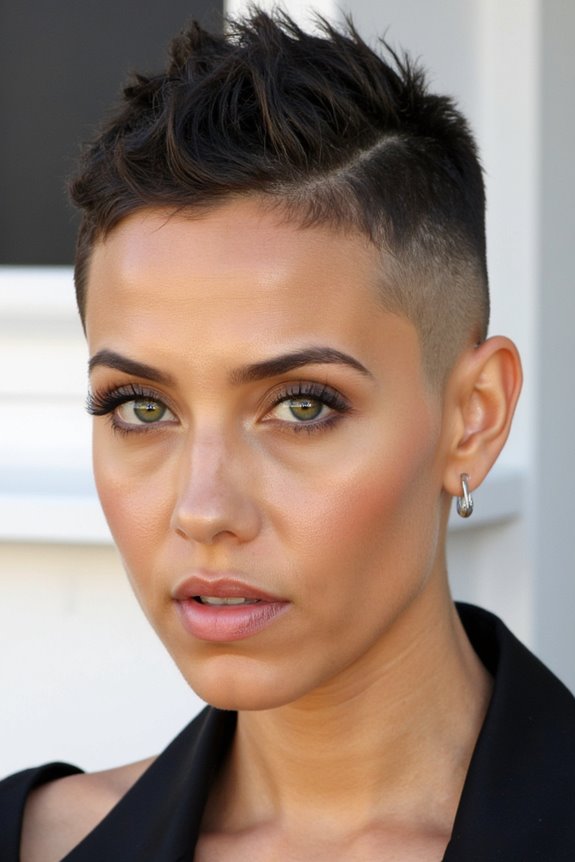 15+ Cutest Shaved Pixie Cuts for a Bold Look in 2025 22 bold shaved pixie hairstyle