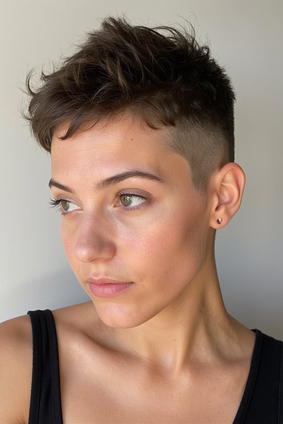 46+ Cute Short Haircuts for Short Hair Trending in 2025 109 bold shaved sided pixie