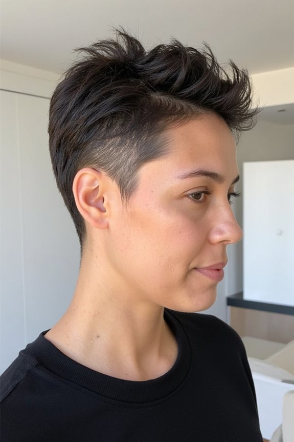 The 50+ Best Pixie Cuts for Thick Hair to Be More Manageable in 2025 67 bold shaved sides pixie