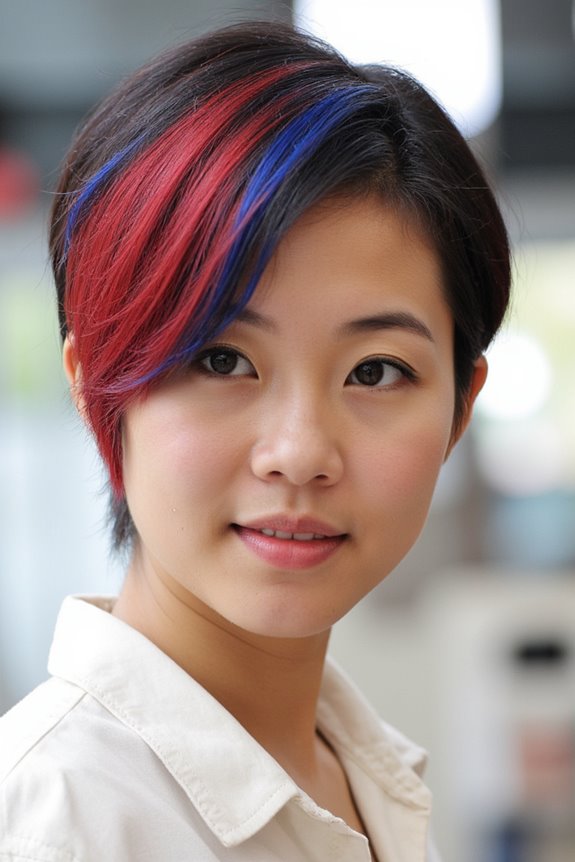 46+ Cute Short Haircuts for Short Hair Trending in 2025 97 bold short hair streaks