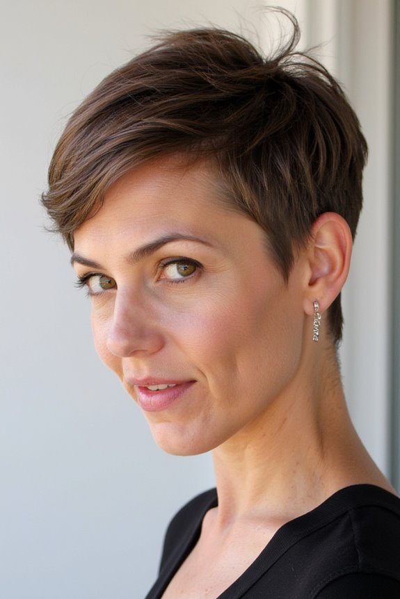 48+ Most Volumizing Pixie Cuts for Thin Hair in 2025 90 bold side part volume