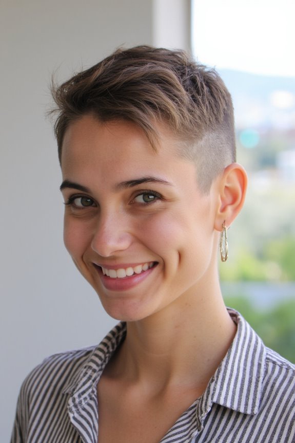 46+ Cute Short Haircuts for Short Hair Trending in 2025 147 bold side undercut style