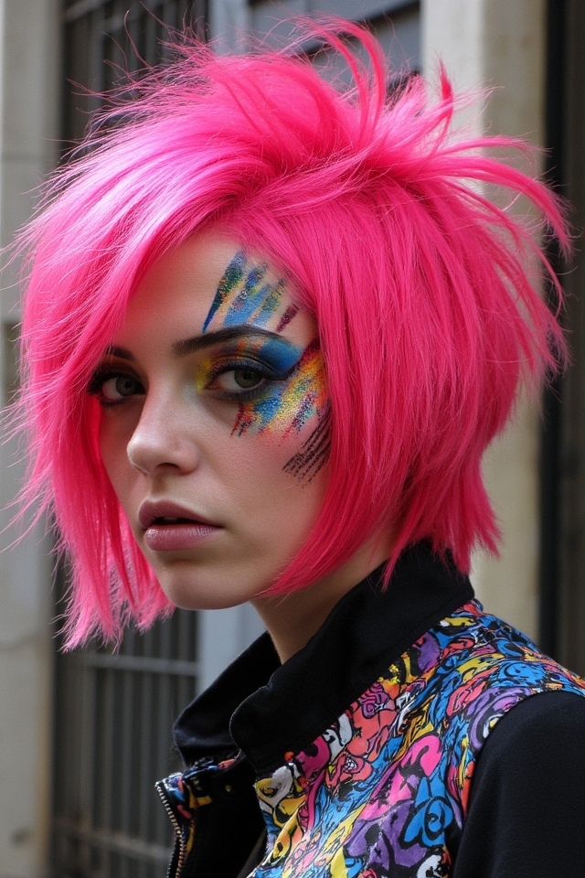 36+ Short Asymmetrical Bob Hairstyles Trending in 2025 33 bold spiky asymmetrical bob