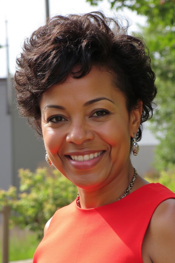 20+ Stunning Short Haircuts for Women Over 50 With Thick Hair in 2025 51 bold textured curly style
