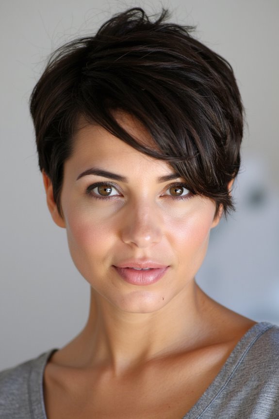 50+ Types of Choppy Pixie Cuts Women Are Asking for This Year 2025 43 bold textured dark pixie