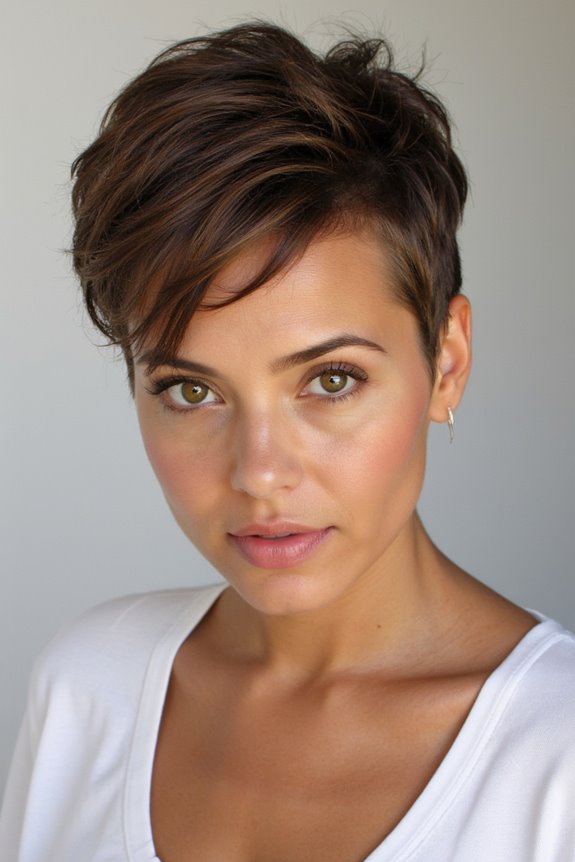 50+ Modern Short Choppy Haircuts Women Are Getting in 2025 45 bold textured pixie hairstyle
