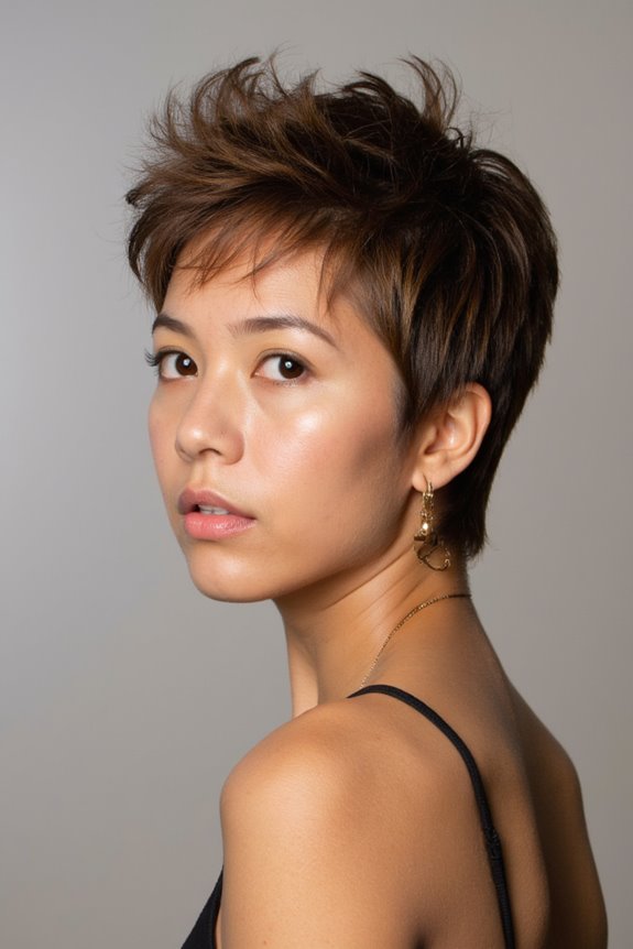 Shaggy Pixie Mullets Are Hot Right Now - Here Are 29+ Great Examples in 2025 2 bold textured pixie mullet