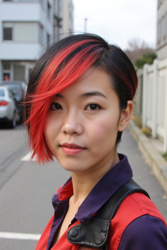 The Top 18+ Short Haircuts For Asian Girls Trending in 2025 59 bold two tone hair trends