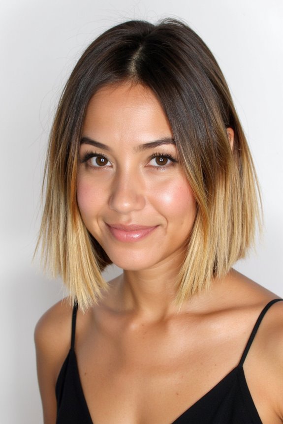 Chin-Length Haircuts in 2025 Are In! 45+ Irresistible Ways to Get It 35 bold two tone hairstyle trends