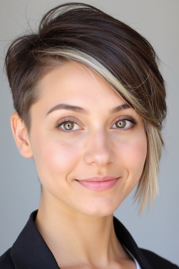 25+ Undercut Pixie Bob Haircuts To Consider for a Short & Easy Cut to Style in 2025 21 bold two tone pixie bob