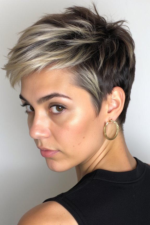 25+ Trendiest Pixie Mullet Ideas Taking in 2025 43 bold two tone pixie mullet