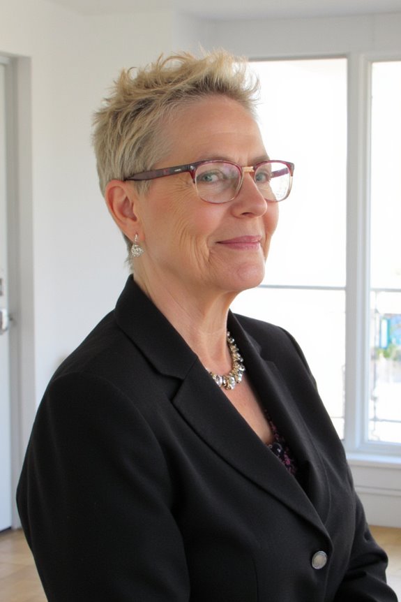 31+ Best Short Hairstyles for Women Over 50 With Glasses in 2025 43 bold undercut for sophistication