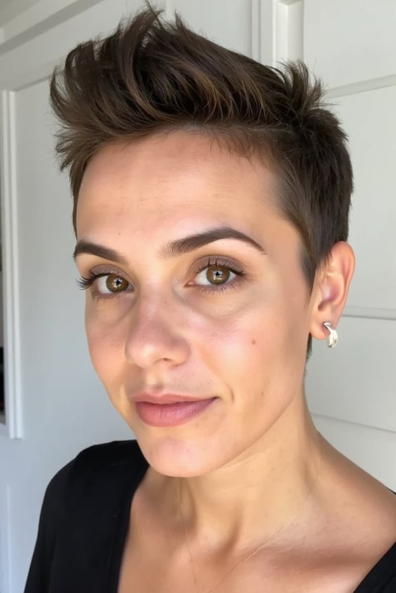 29+ Most Flattering Pixie Cuts for Oval Face Shapes in 2025 47 bold volume sleek sophistication