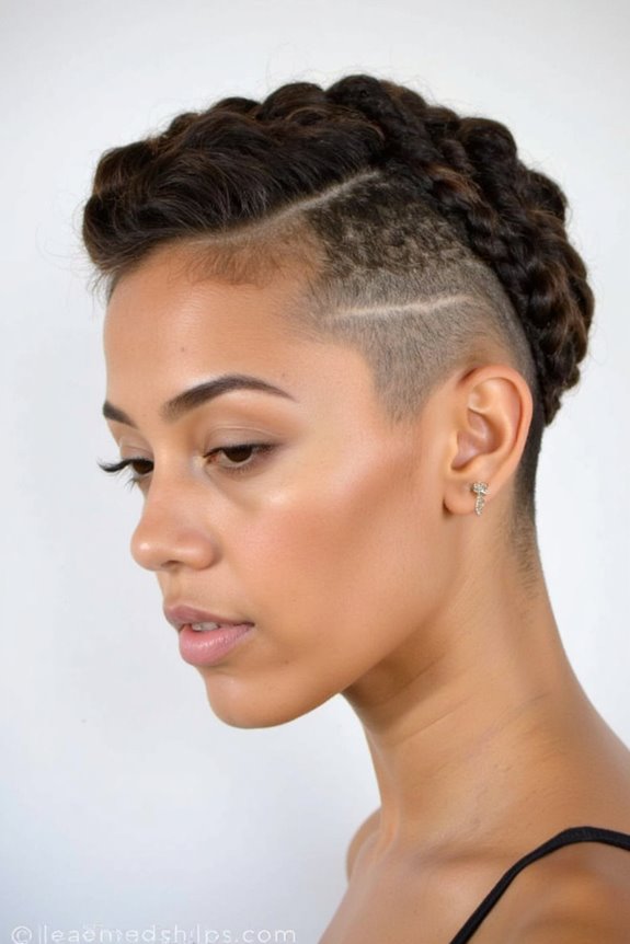 34+ Cutest Braids for Short Hair in 2025 101 braided pixie with undercut