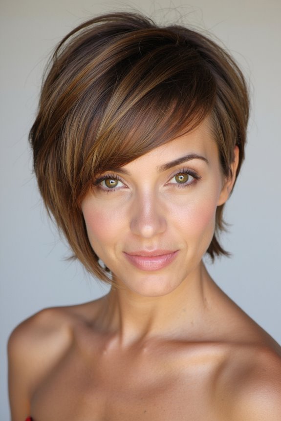 50+ Short Hairstyles for Thin, Fine Hair to Appear Thick & Full in 2025 102 brighten short layered hair