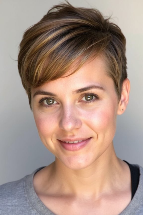 36+ Cutest Ways to Get a Pixie Cut With Highlights for a Dimensional Crop in 2025 51 caramel blonde babylights pixie