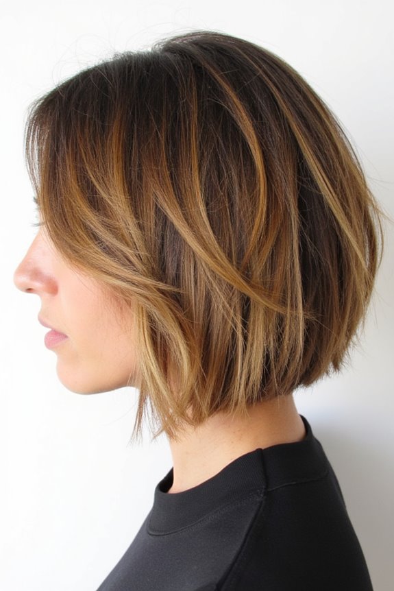 40+ Fantastic Short, Choppy Bob Haircuts for a Modern Look in 2025 84 caramel highlights enhance choppy bob