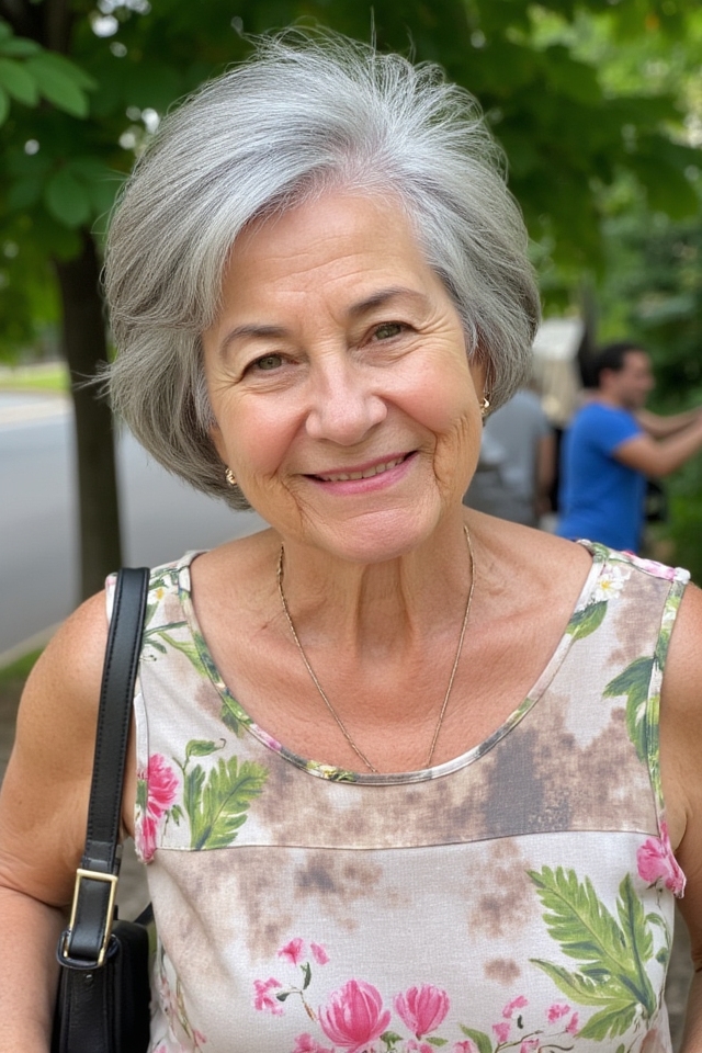 42+ Classic Short Bob Haircuts for Ladies Over 60 Who Want a Youthful Style in 2025 33 carefree tousled bob hairstyle