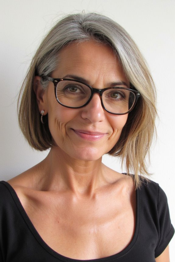 31+ Best Short Hairstyles for Women Over 50 With Glasses in 2025 16 chic asymmetrical bob maintenance tips