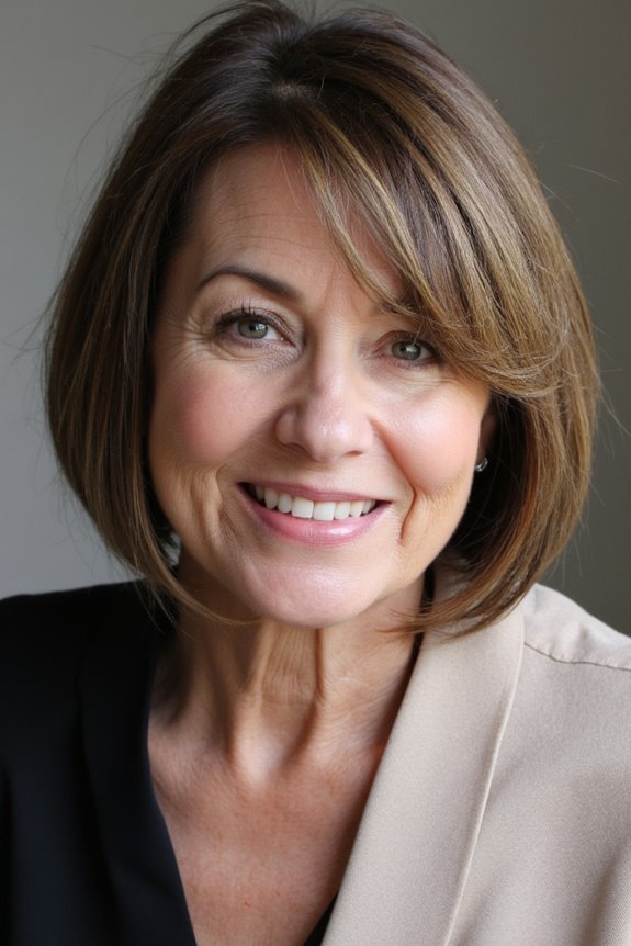 41+ Easy and Stylish Short Bobs With Bangs for Women Over 60 in 2025 54 chic asymmetrical bob styling