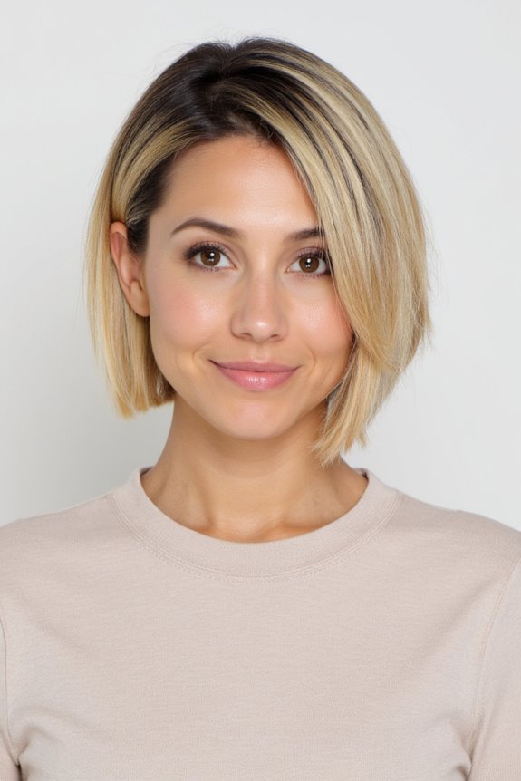 27+ Very Short Haircuts for Women Who Need a Big Makeover in 2025 87 chic bob with dark roots