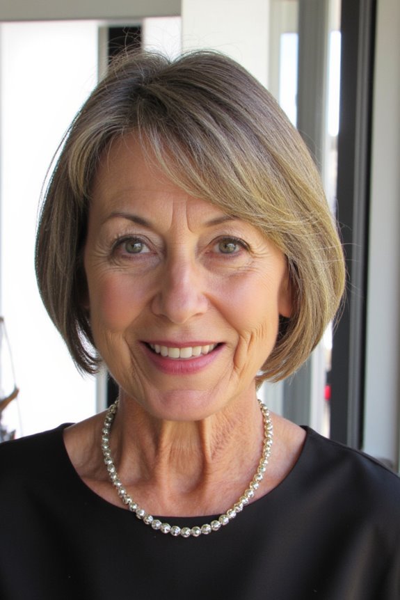 15+ Stylish Short Bob With Bangs Ideas for Older Women in 2025 50 chic chin length bob hairstyle