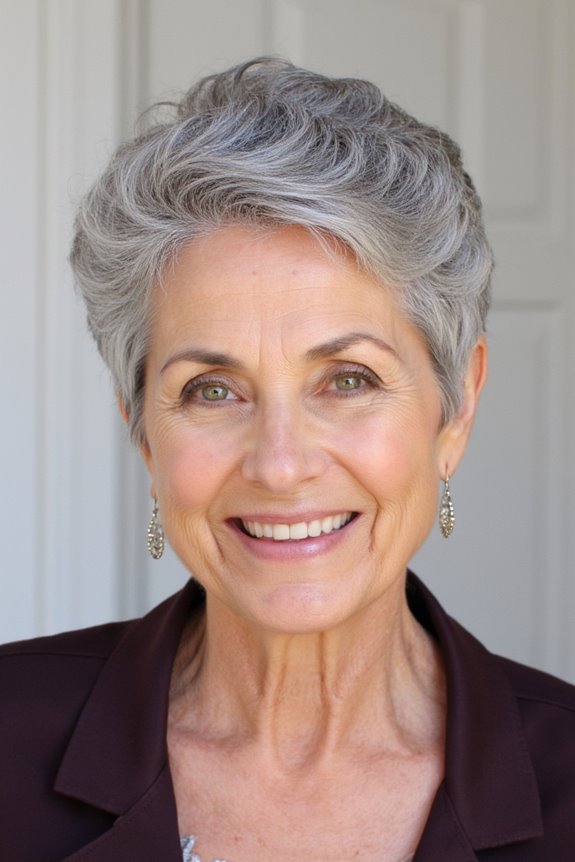 23+ Perfect Pixie Haircuts for Women Over 70 to Pull Off in 2025 17 chic curly pixie cut