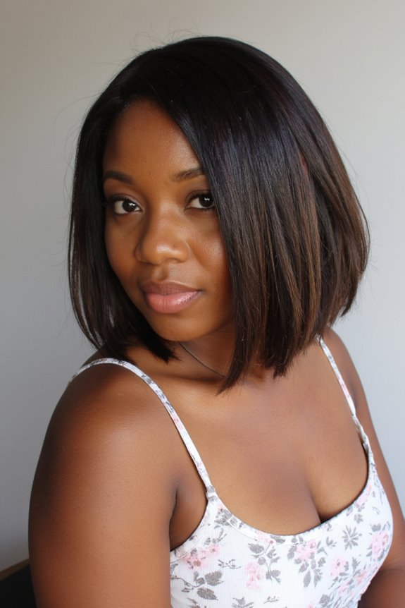 15+ Bussin Short Bob Hairstyles for Black Women in 2025 54 chic deep side part