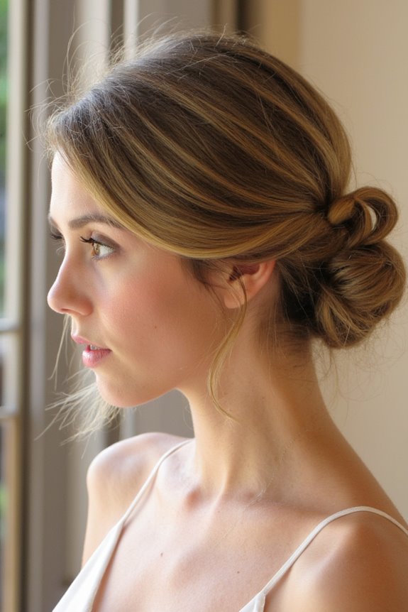 32+ Cute & Easy Updos for Short Hair for Special Occasions in 2025 55 chic knotted half up hairstyle