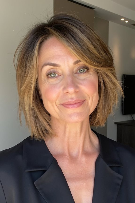 15+ Stylish Short Shaggy Haircuts for Women Over 40 in 2025 9 chic layered bob shag