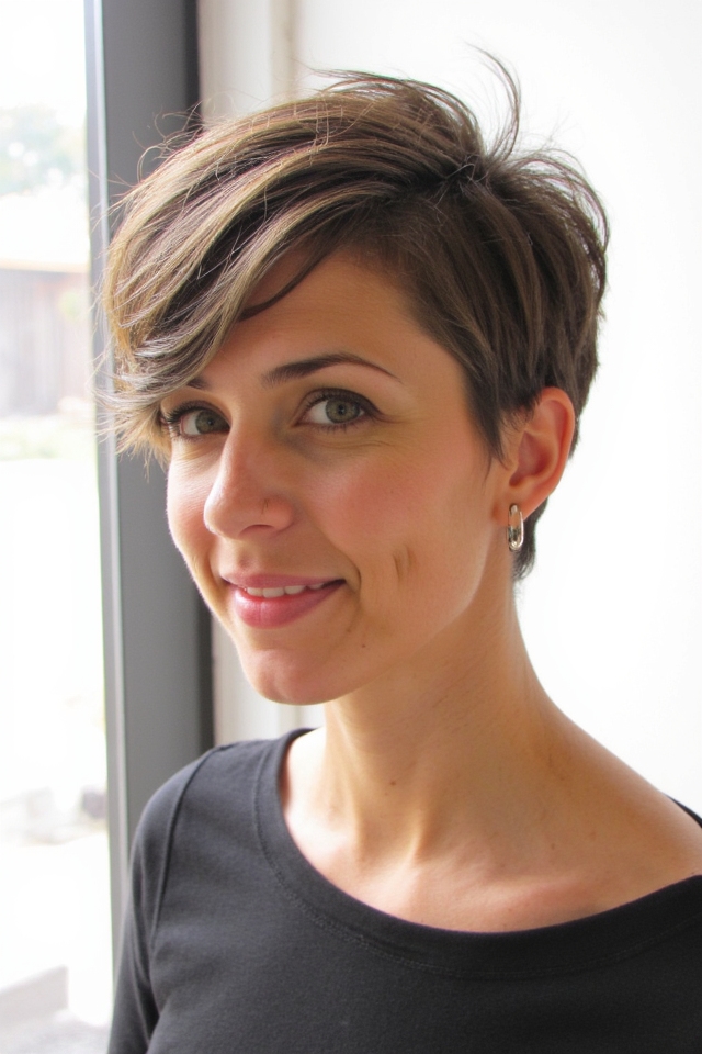 50+ Fantastic Short to Medium Layered Haircuts for That In-Between Length 2025 127 chic layered pixie hairstyle