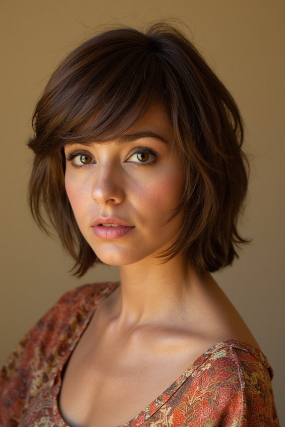 30+ Retro 70s Short Shag Haircuts Trending in 2025 32 chic layered side swept shag
