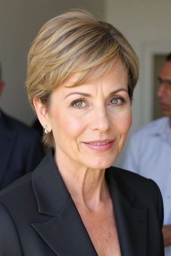 15+ Flattering Short Stacked Bob Haircuts Women Over 50 Will Love in 2025 47 chic pixie bob hybrid cut