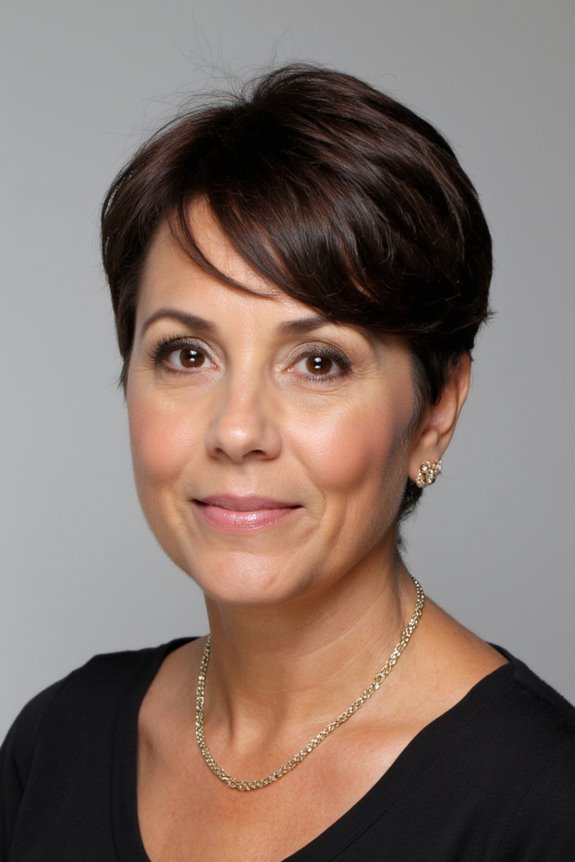 46+ Sexiest Short Hairstyles for Women Over 40 in 2025 78 chic pixie cut with bangs