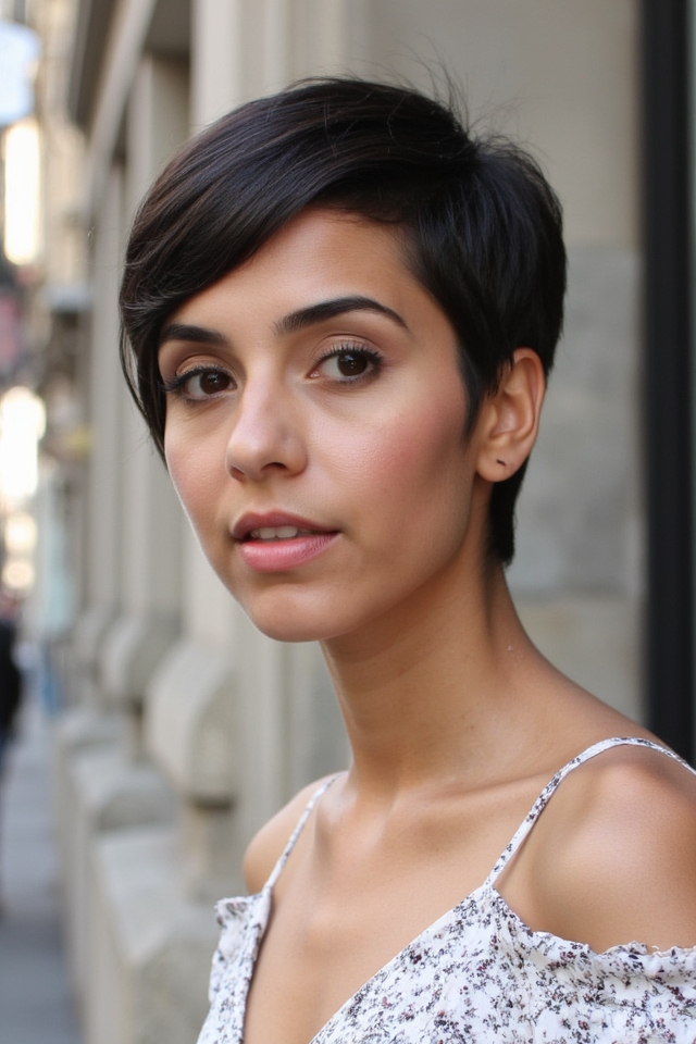 28+ Best Short Hair With Side Bangs Women Are Getting Right Now 2025 80 chic pixie with bangs