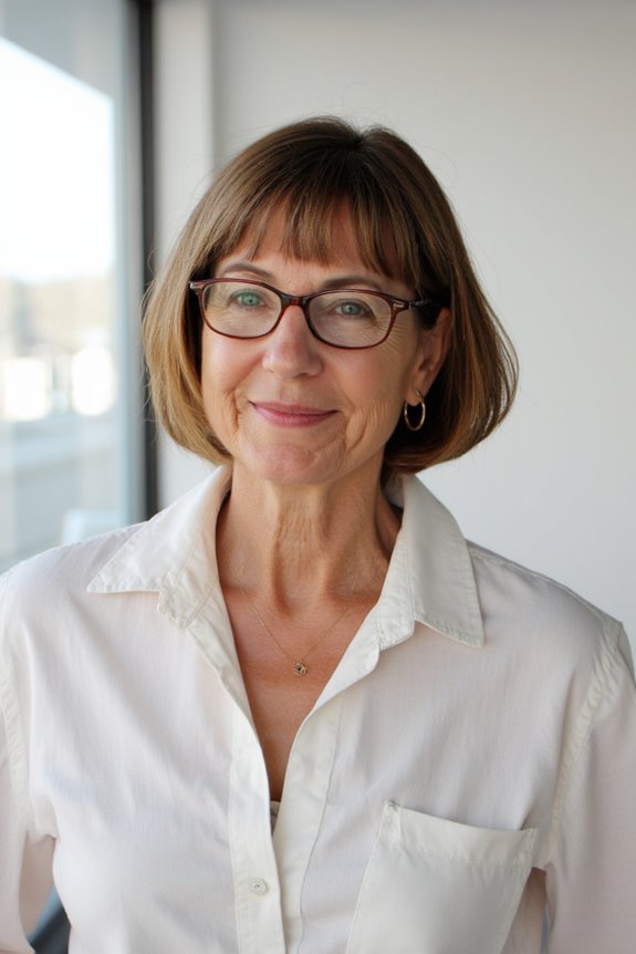 31+ Best Short Hairstyles for Women Over 50 With Glasses in 2025 32 chic short bangs hairstyle