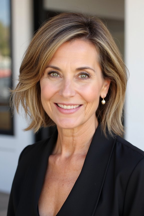 29+ Slimming Short Hairstyles for Women Over 50 With Round Faces in 2025 73 chic short bob highlights