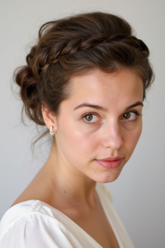 34+ Cutest Braids for Short Hair in 2025 107 chic short hair updo