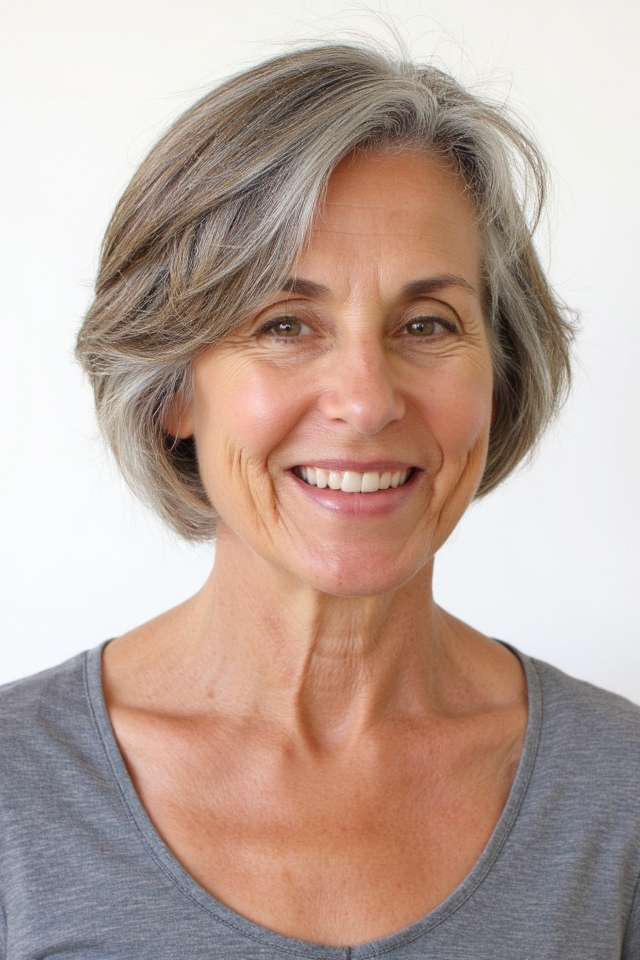 36+ Incredible Short "Choppy" Haircuts for Women Over 60 in 2025 13 chic short messy bob