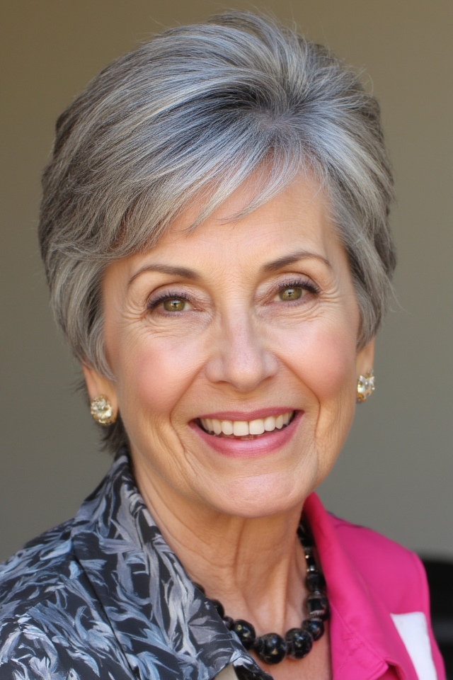 50+ Fabulous Short Haircuts Women Over 60 Are Getting in 2025 31 chic short shag hairstyle