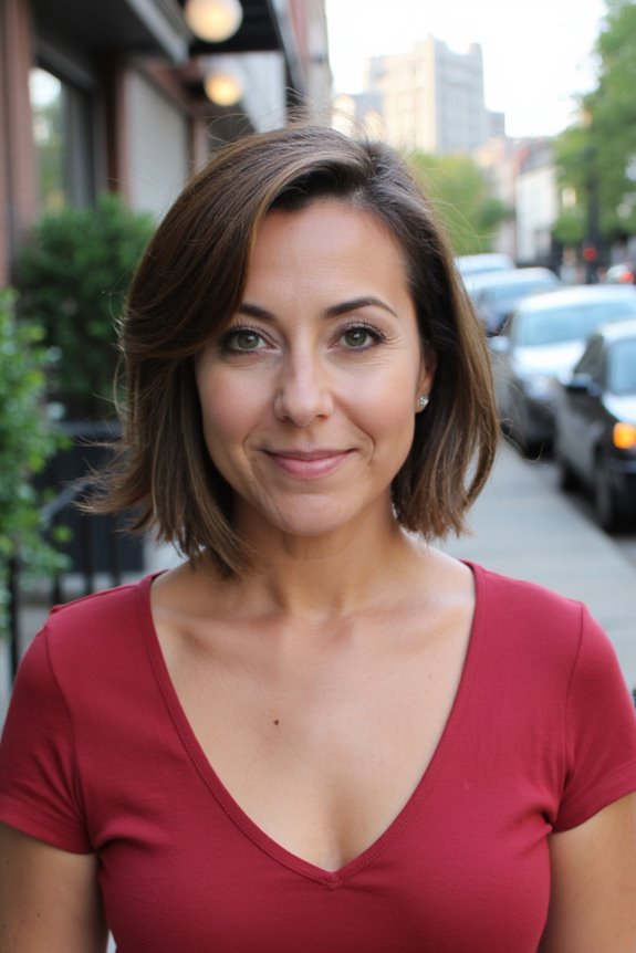46+ Sexiest Short Hairstyles for Women Over 40 in 2025 116 chic side swept bob hairstyle