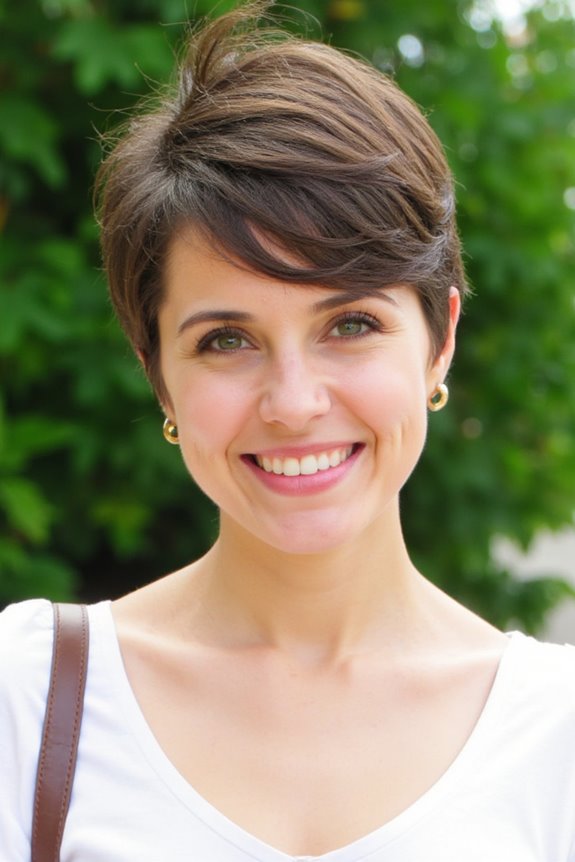 34+ Low-Maintenance Pixie Cuts That Are Still Super Cute in 2025 109 chic side swept pixie cut