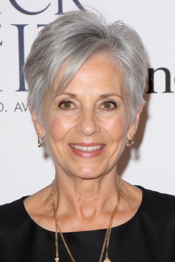 23+ Perfect Pixie Haircuts for Women Over 70 to Pull Off in 2025 13 chic silver pixie hairstyle
