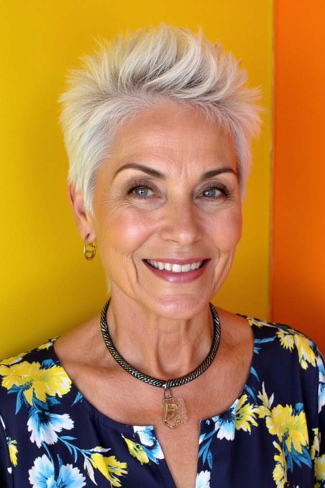 27+ Short Spiky Haircuts for Women Over 60 With Sass in 2025 16 chic tapered spiky hairstyles