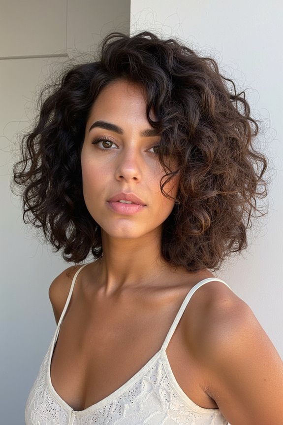 26+ "Bouncy Bob" Haircuts Women Love Having for 2025 18 chic voluminous curly bob